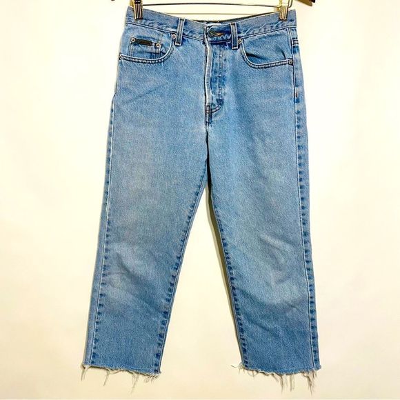 Calvin Klein Jeans Vintage Calvin Klein Womens Light Blue Washed
